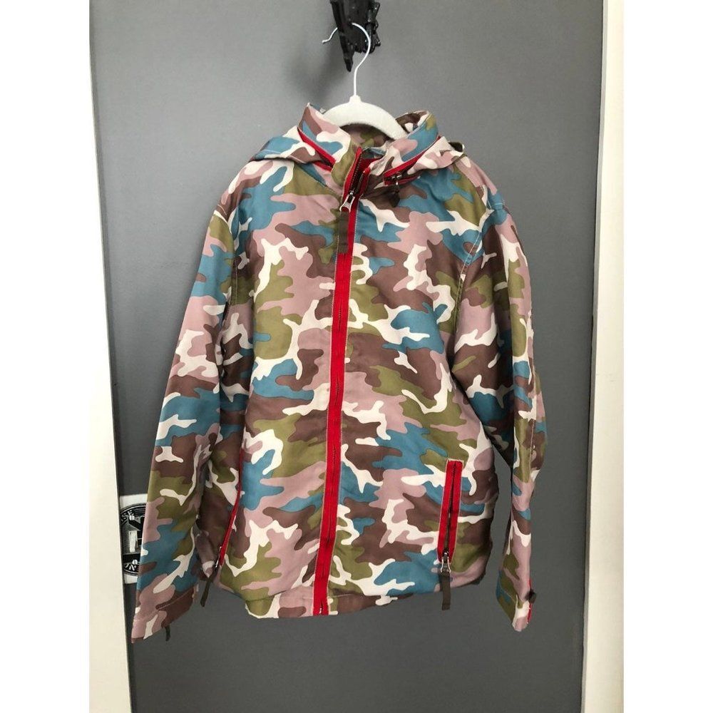 Mini boden boys size 6 7 6/7 years camo jacket